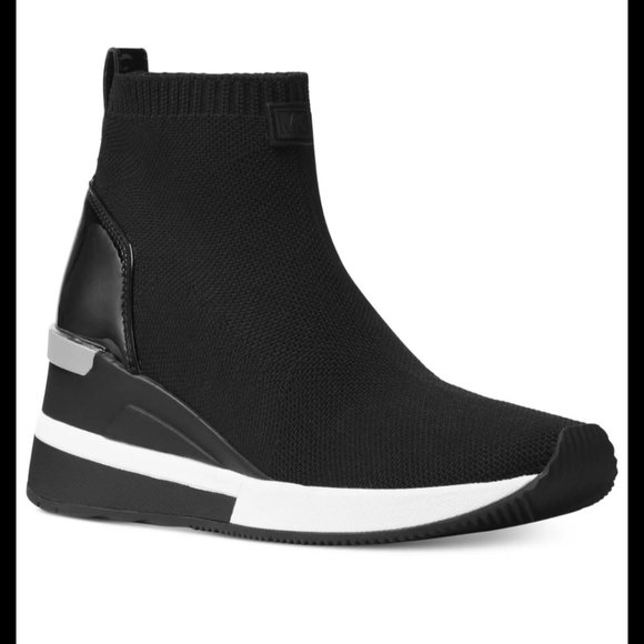 Michael Kors Skyler Bootie Sock Sneakers - Picture 1 of 6